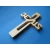Krzyż drewniany jasny brąz-Jezus 29 cm JB 10